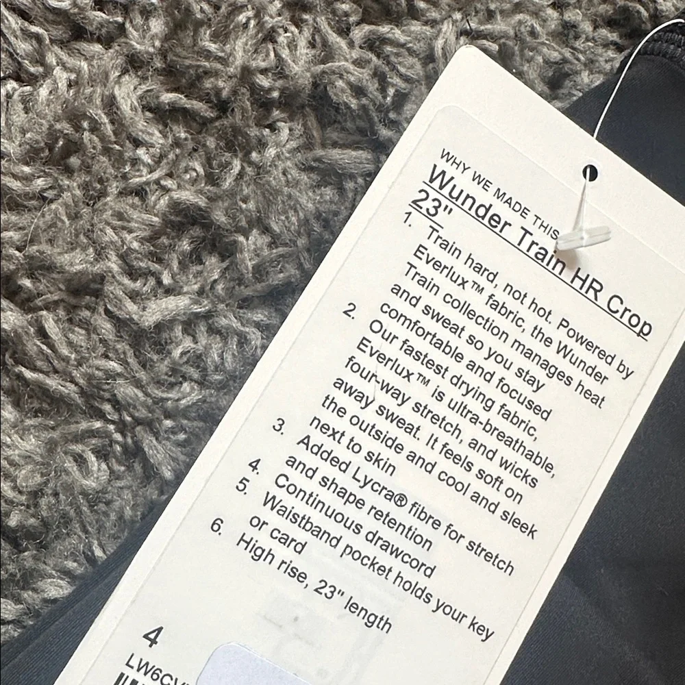 Lululemon Wunder HR Crop
